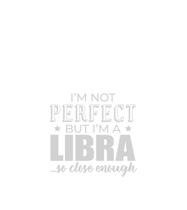 Not perfect, but LIBRA minta fekete pólón