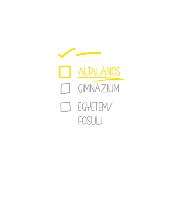 Oktatás checklist Óvoda - fekete alap minta fekete pólón