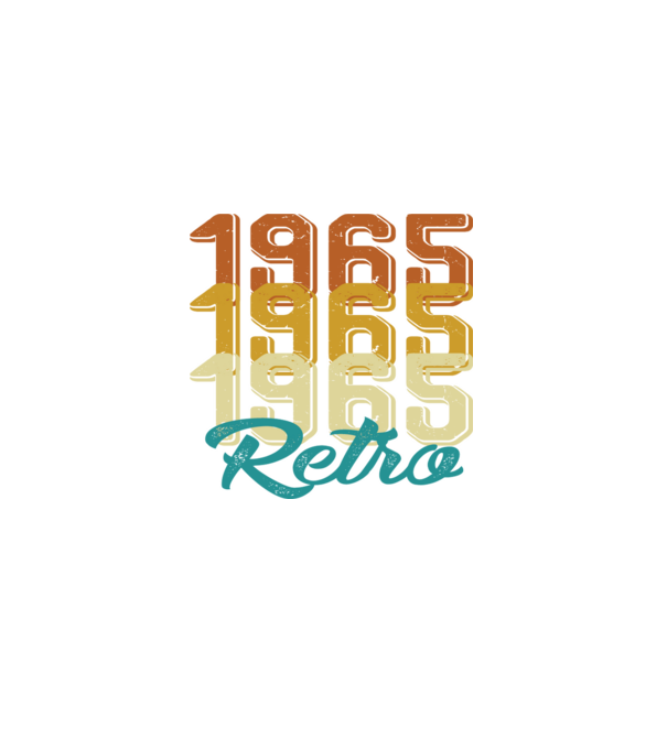 RETRO - 1965 minta szürke pólón