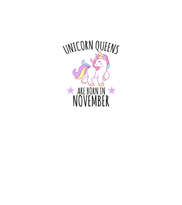 Unicorn queens are born in - November minta türkiz pólón