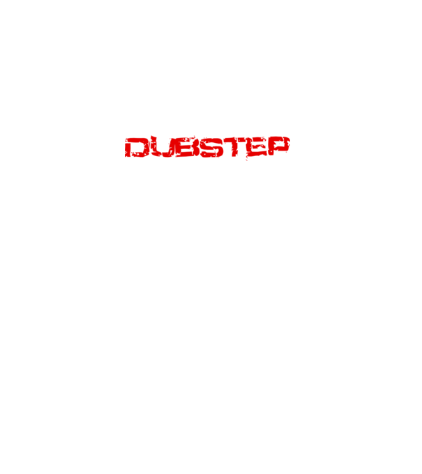 Dubstep minta fehér pólón
