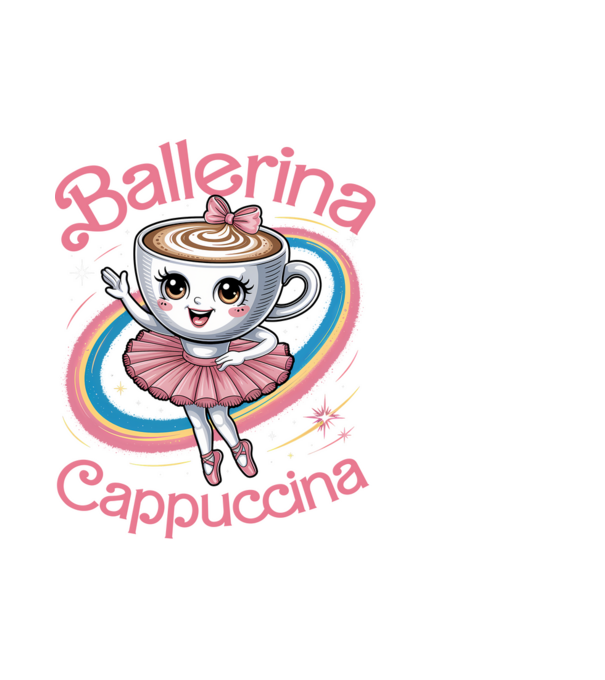 Ballerina Cappuccina minta fehér pólón