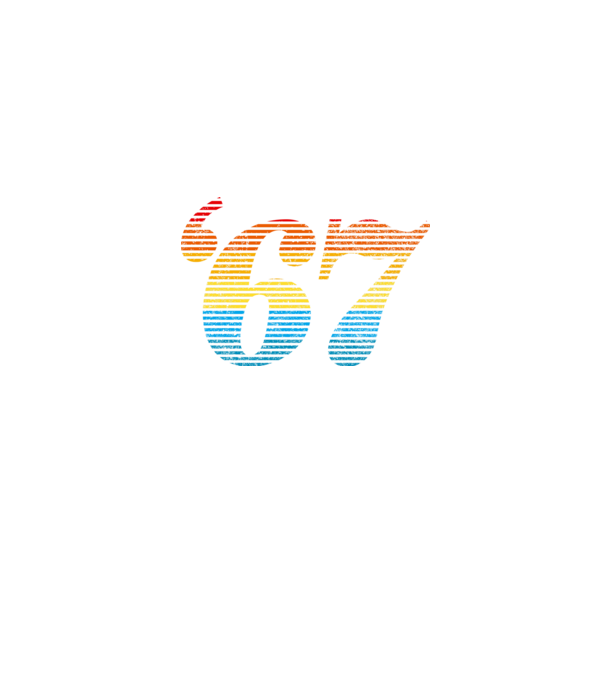 Retro születésnap 1967 minta szürke pólón