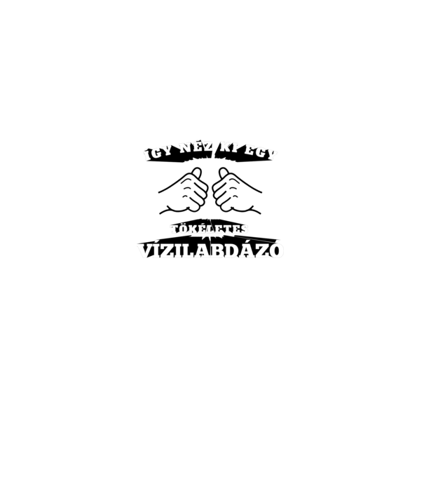 Így néz ki egy tökéletes ____VÍZILABDÁZÓ minta piros pólón