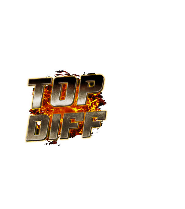 TOP DIFF metalic fire minta fekete pólón