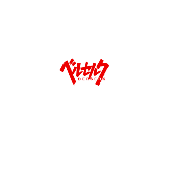 Berserk Feliratos logo minta fekete pólón
