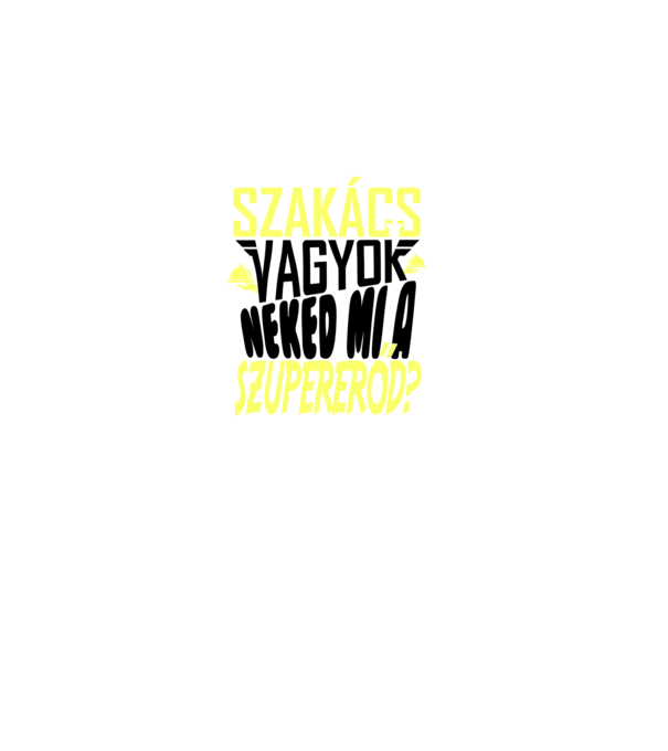 Szuperhős szakács minta zöld pólón