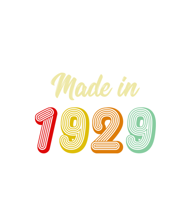 made in 1929 retro minta fekete pólón