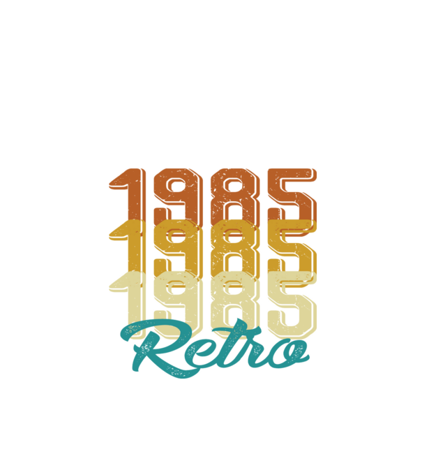 RETRO - 1985 minta fekete pólón
