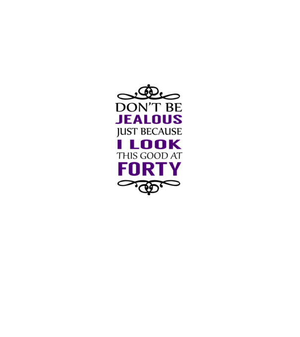 Don't be jealous - 40 minta szürke pólón