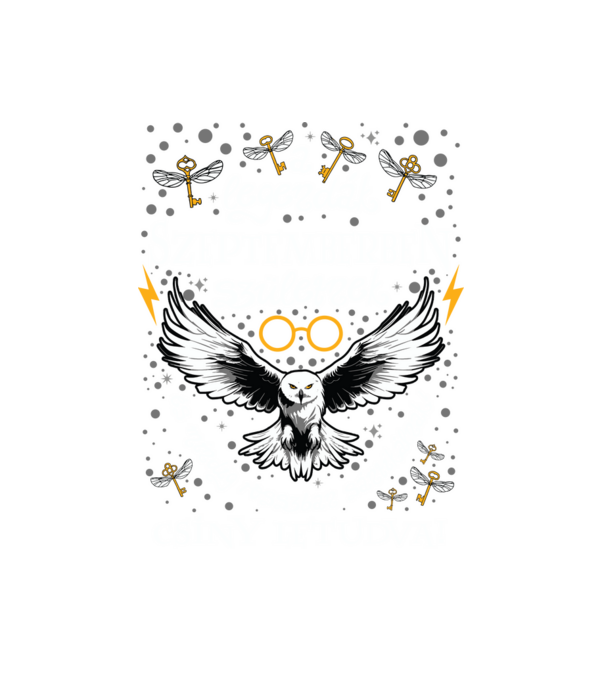 Csíny letudva szülinapos Szeptember minta fehér pólón