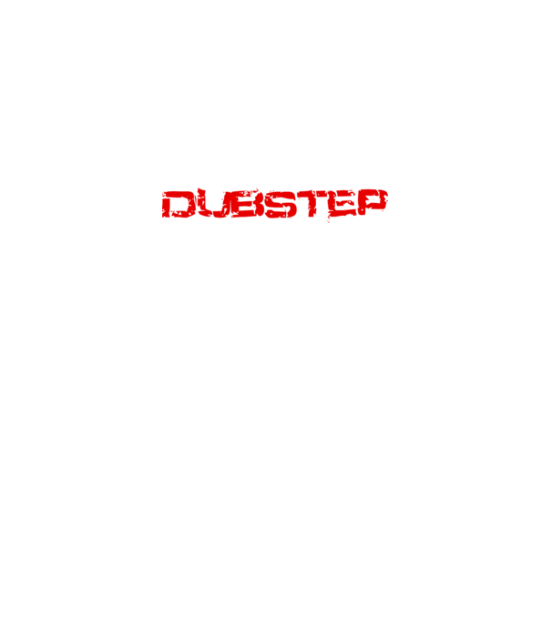 Dubstep minta piros pólón