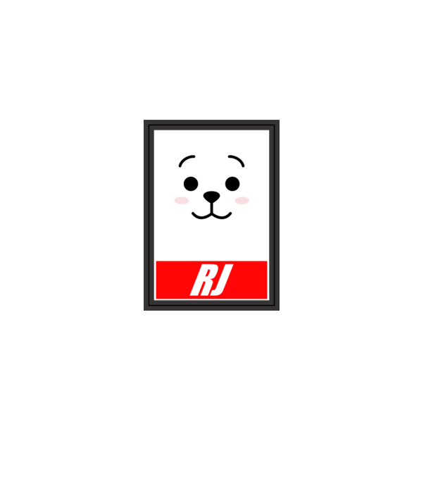 BTS RJ minta fehér pólón