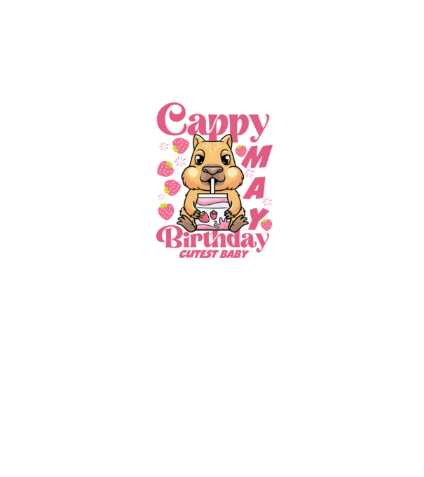 Cappy Birthday May minta szürke pólón