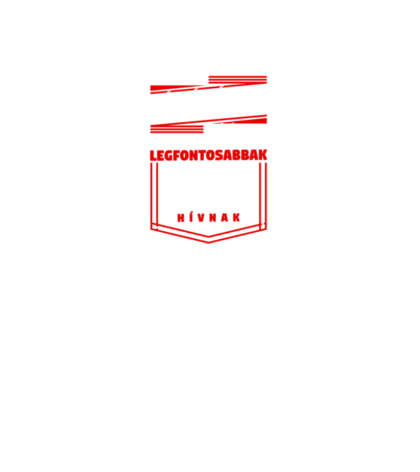 Túrázó apa minta fekete pólón