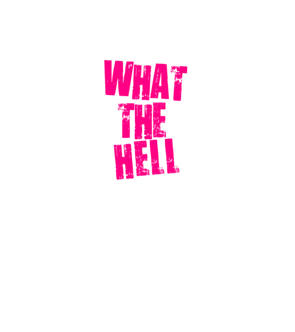 What the hell minta fekete pólón