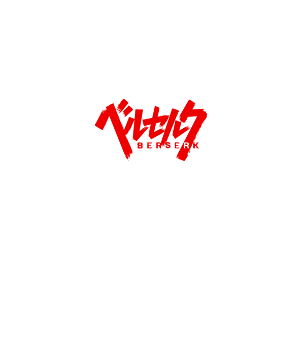 Berserk Feliratos logo minta fekete pólón
