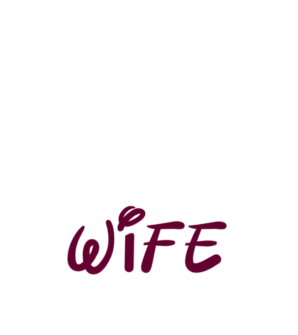 Wife minta fehér pólón