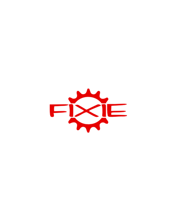 Fixie 2 minta fehér pólón