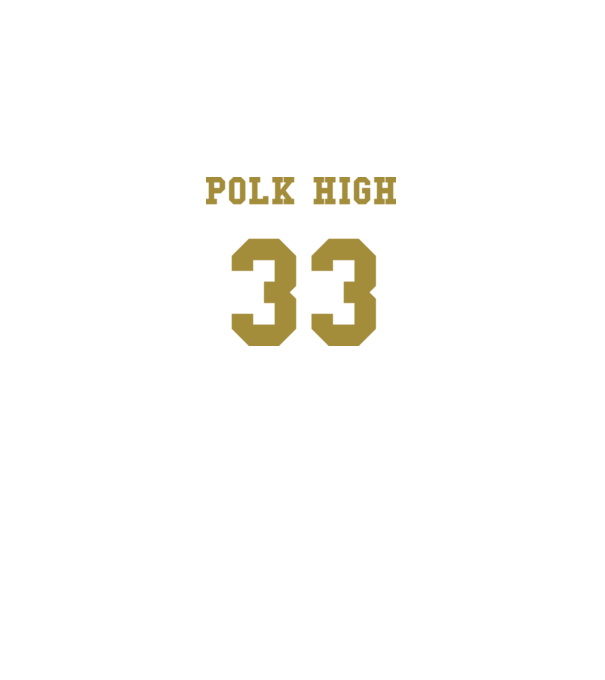 Al Bundy Polk High Football  minta fehér pólón