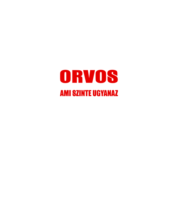 Lehet, hogy nem vagyok szuperhős, de ORVOS vagyok minta fekete pólón