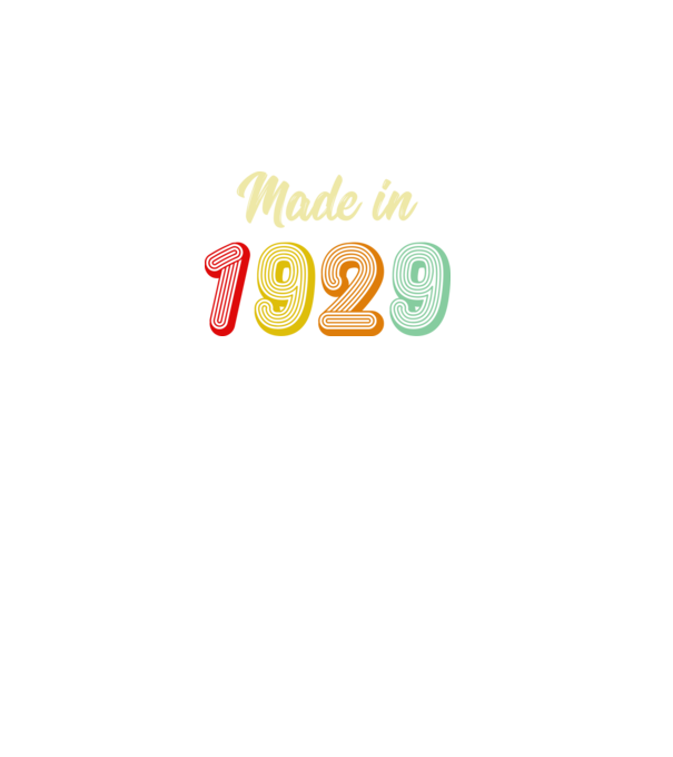 made in 1929 retro minta fekete pólón