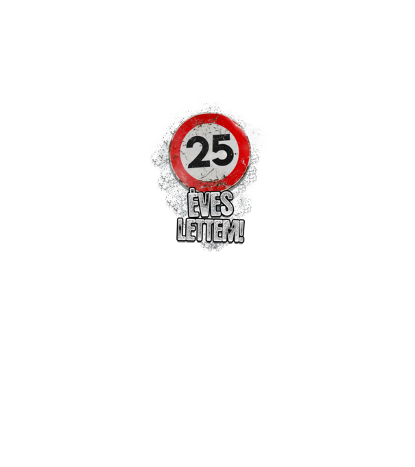 Speedlimit 25 éves minta sötétkék pólón