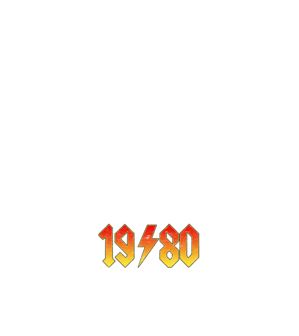 Rock születésnap 1980 JANUÁR minta sötétkék pólón