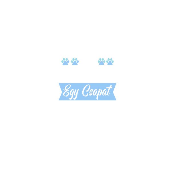 Egy csapat minta sötétkék pólón