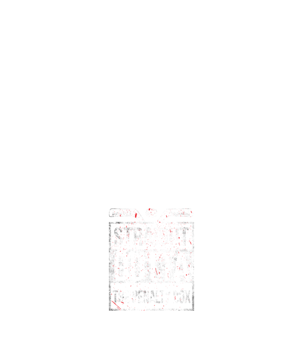 Straight outta the penalty box minta sötétkék pólón
