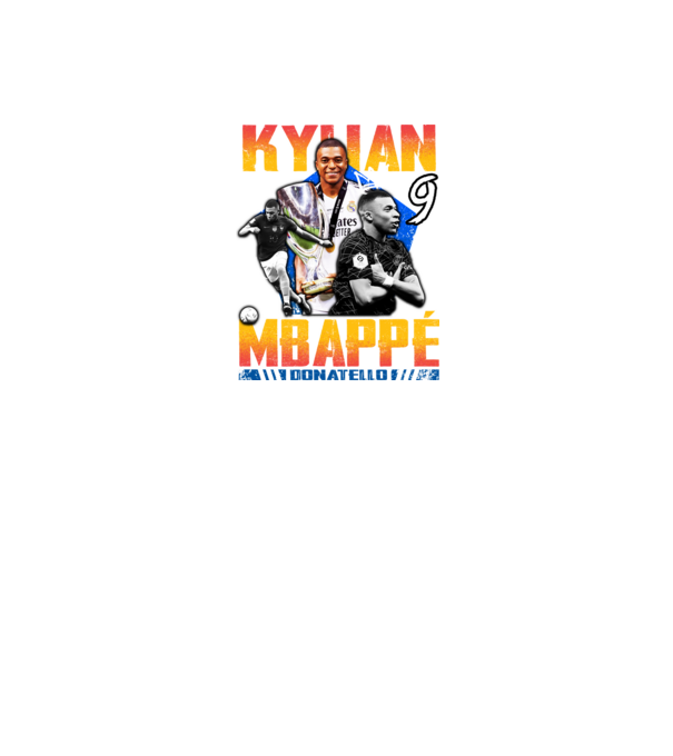 Mbappé tribute minta fekete pólón