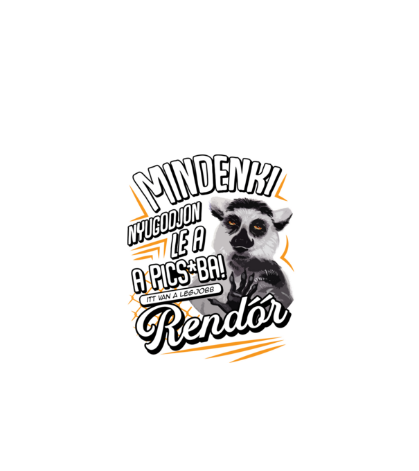Itt van a legjobb Rendőr minta fekete pólón