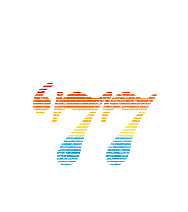 Retro születésnap 1977 minta fekete pólón