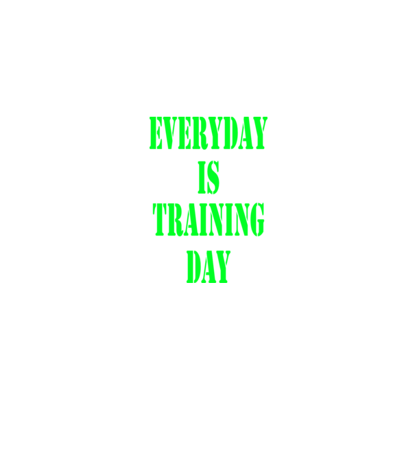 TRAINING DAY minta fekete pólón
