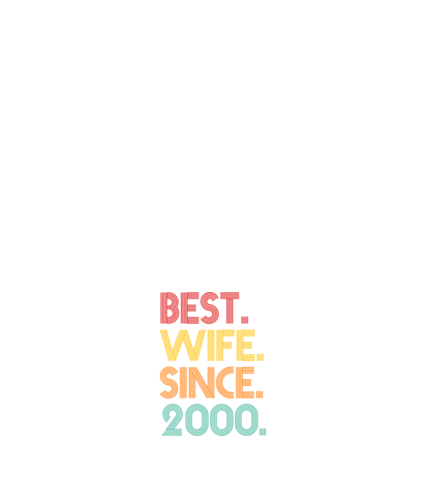 best wife since 2000 retro minta sötétkék pólón