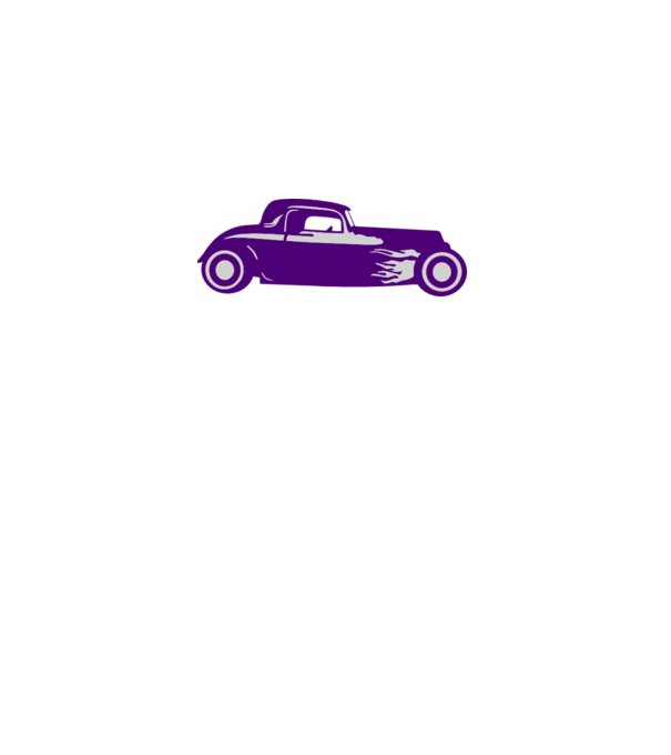 Hot Rod minta szürke pólón