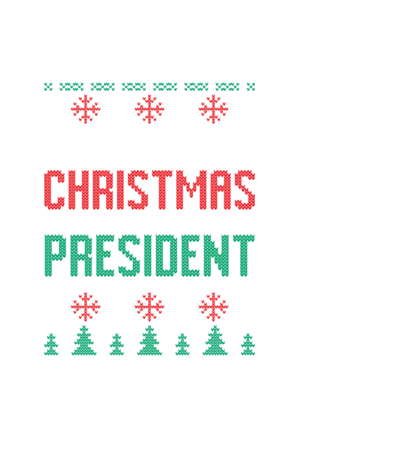 All I want for christmas - is a new president minta fekete pólón