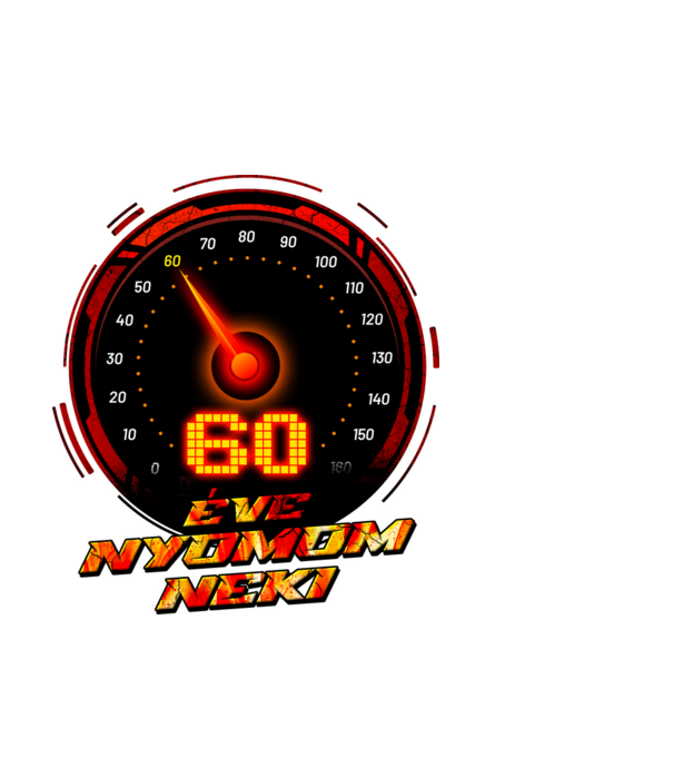 Nyomom neki 60 éve minta fekete pólón