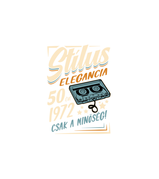 Stílus__1972 minta fehér pólón