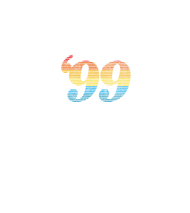 Retro születésnap 1999 minta fehér pólón