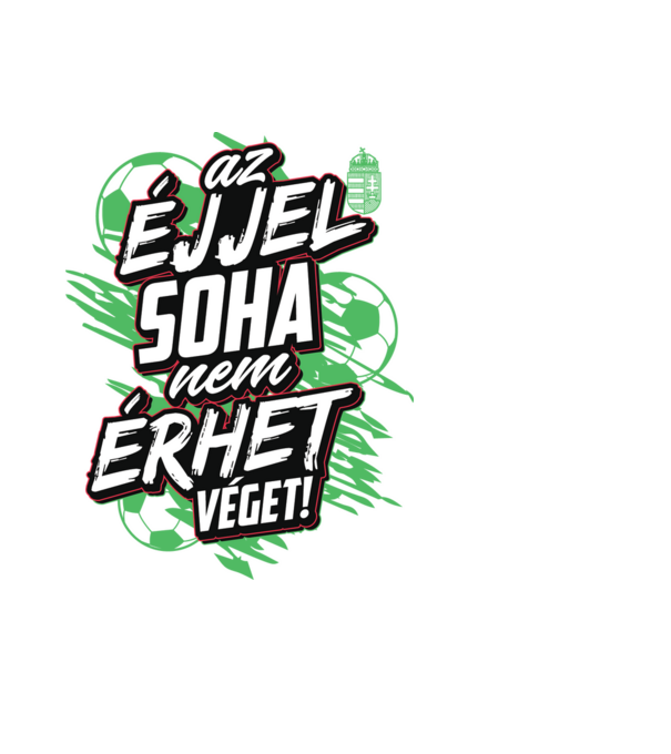 Az éjjel soha nem érhet véget labdák minta fekete pólón