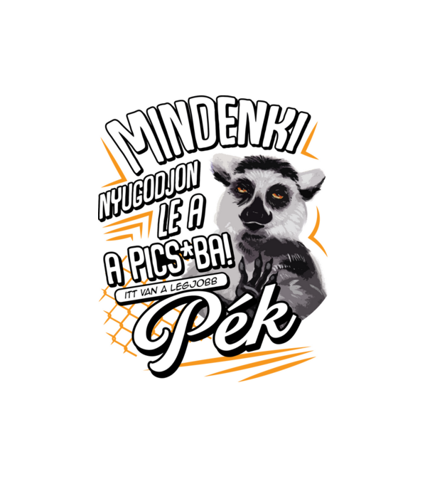 Itt van a legjobb Pék minta fehér pólón