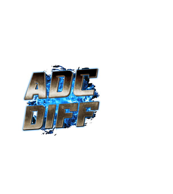 ADC DIFF metalic blue fire minta fekete pólón