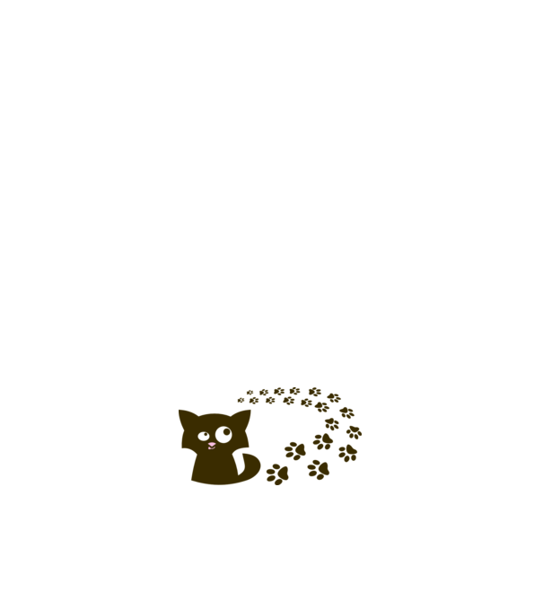 Cat minta fehér pólón