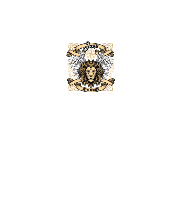 KINGS ARE BORN 1985 - JÚNIUS minta fekete pólón