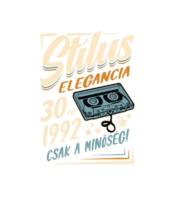 Stílus__1992 minta fehér pólón