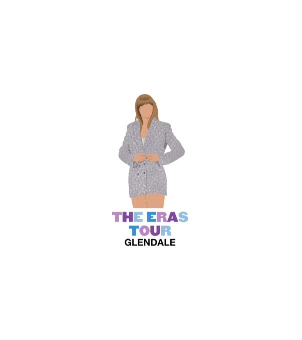 Taylor Swift The Eras Tour Glendale 2 minta fehér pólón