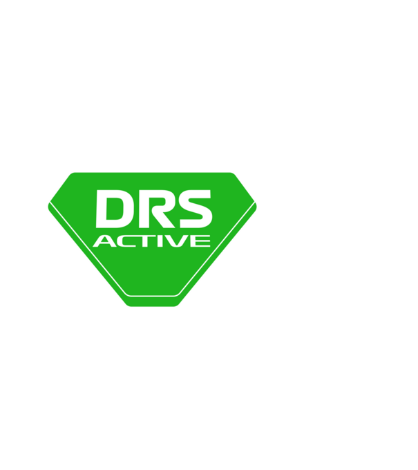 DRS ACTIVE minta fekete pólón