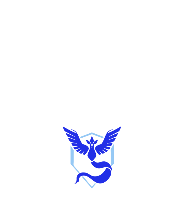 Mystic team logó minta fehér pólón