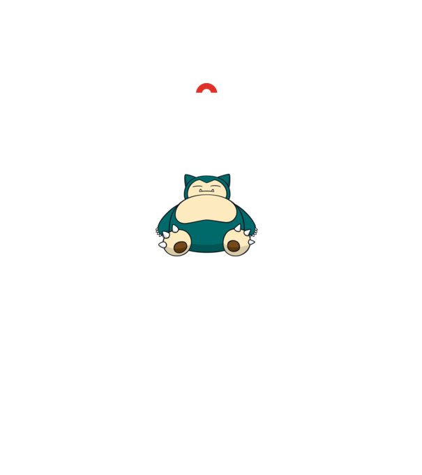 Keep Calm Snorlax minta fekete pólón